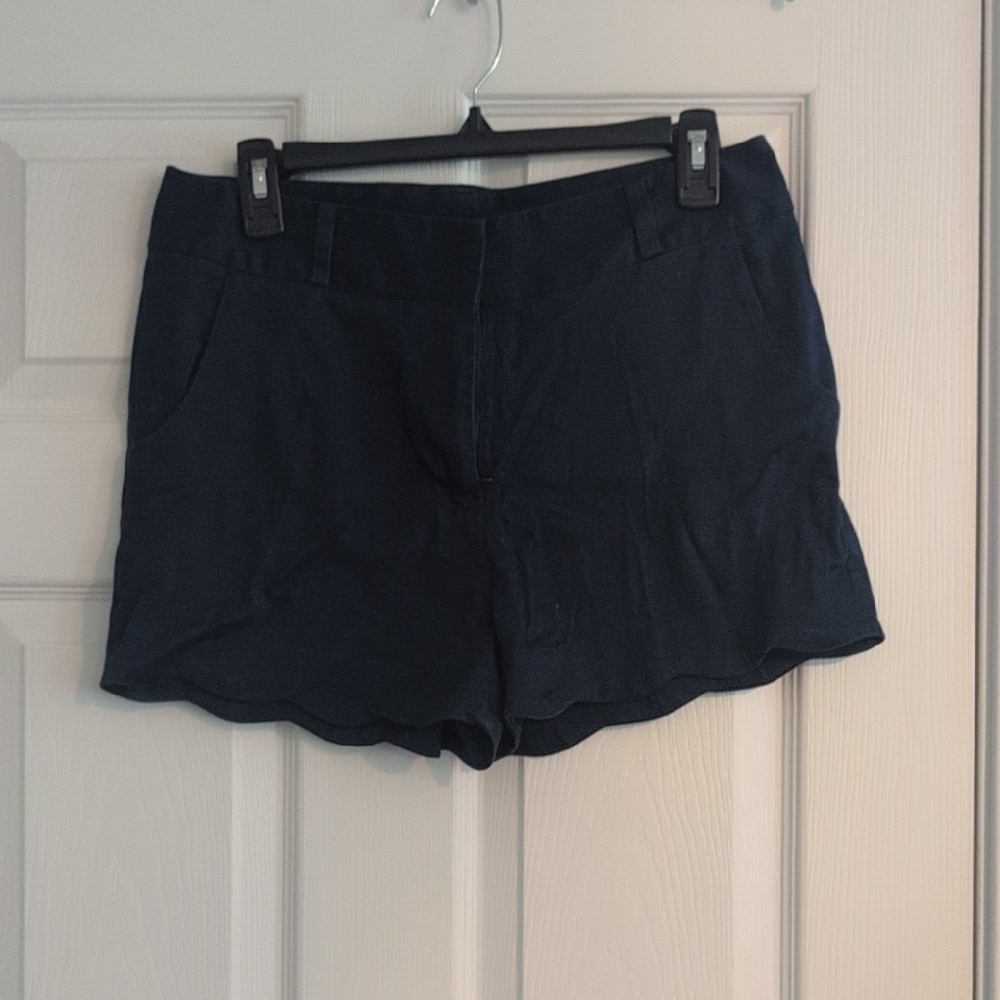 Stoosh High Waist Navy Women's Shorts